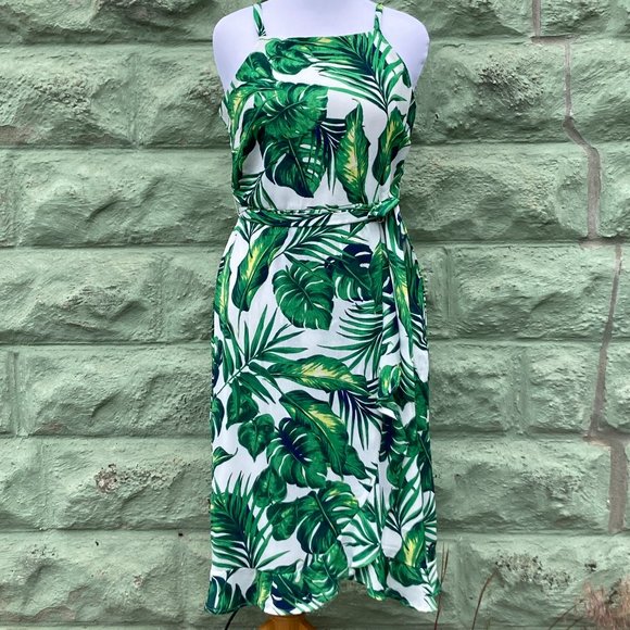 Roz & Ali Fern Leaf Sundress, size XL - Picture 1 of 4